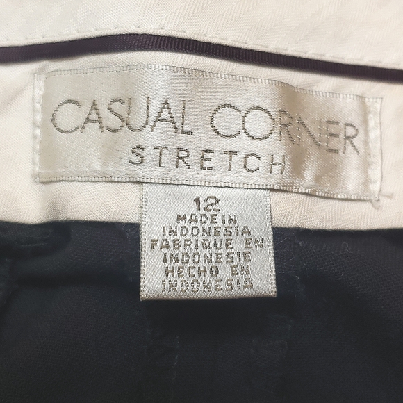 Casual Corner Women's  Business Cuffed Pants, Size 12 - Picture 7 of 9